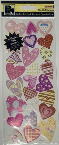 Papermania die cut shapes card - papermania,
