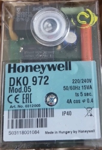 Honeywell satronic control - honeywell,