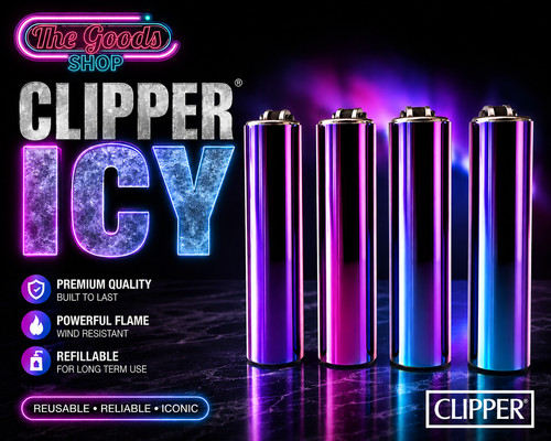 Clipper icy rainbow - rainbow, chrome