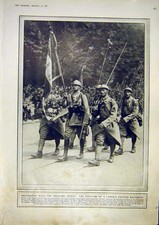 Old Vintage Print Military