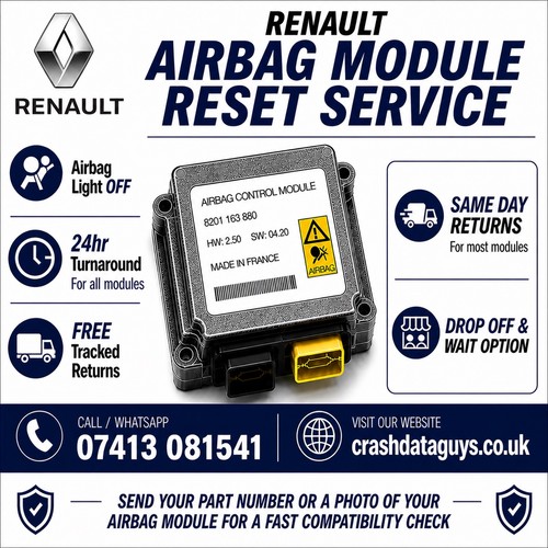 Renault airbag module reset - renault,