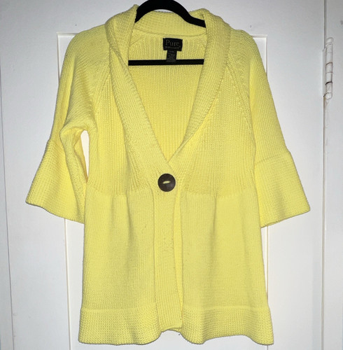 Pure handknit women yellow - pure,