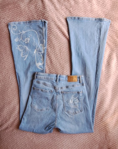 Bershka flared jeans light - jeans,