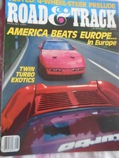 Road & Track Aug 1987 Honda