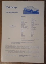 FAIRTHORPE ELECTRON MINOR IIIB