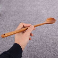 Large Long Handled Wooden Cooking Spoons Wood Color 1 Qty's Catering Bulk UK