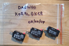 3 x Microwave Oven Micro Switch Switches Electronic Appliance Parts Part Daewoo