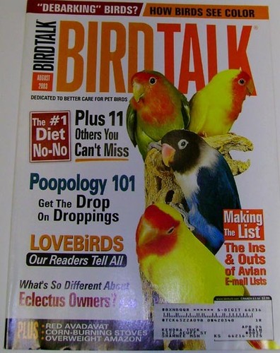 Bird talk magazine - magazine, aug