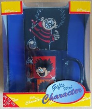 DENNIS THE MENACE - SOCKS & MUG SET (M&S, 1997) *BRAND NEW IN ORIGINAL BOX*