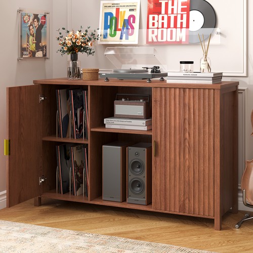 Fluted vinyl record player - vinyl,