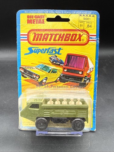 1976 carded lesney matchbox - carded,