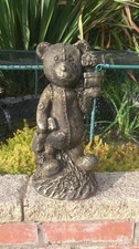Latex & Fiberglass Mould of a Teddy Holding a plant pot