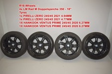 BMW F11 5 Series F10 Original 18 Inch Alloy Wheels M Double Spoke 350 18