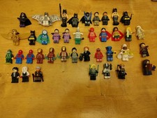 Authentic Lego Marvel, DC Assortment Of 39 MiniFigures, Great Condition