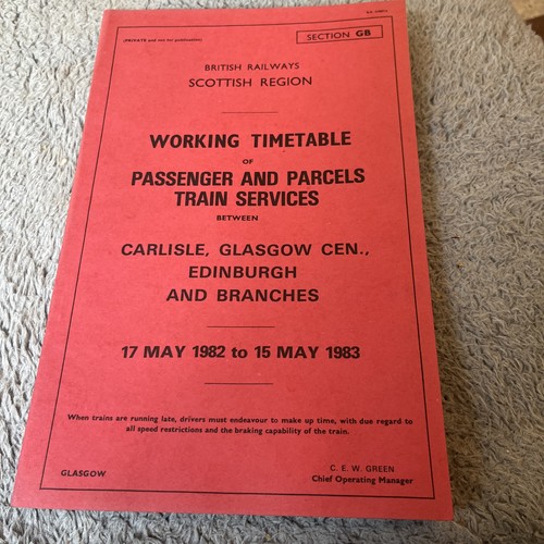1982 scottish region railway - 1982,
