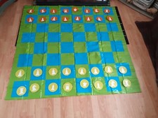 Giant Draughts And Chess Set