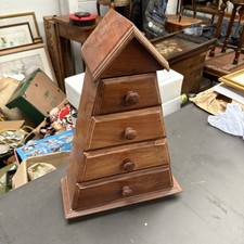 Vintage Solid Wood Pyramid