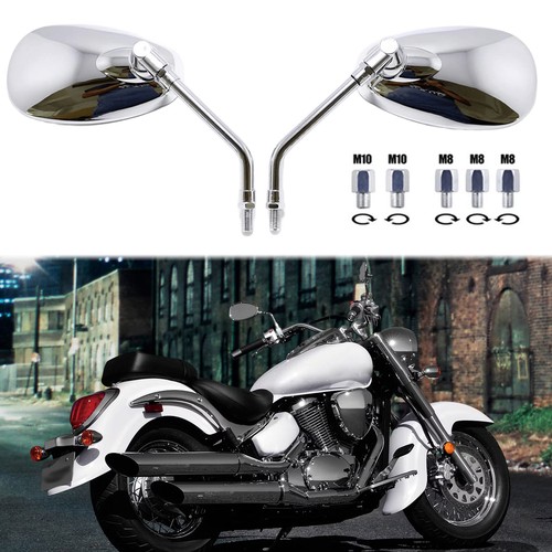 Chrome motorcycle rearview - motorcycle,
