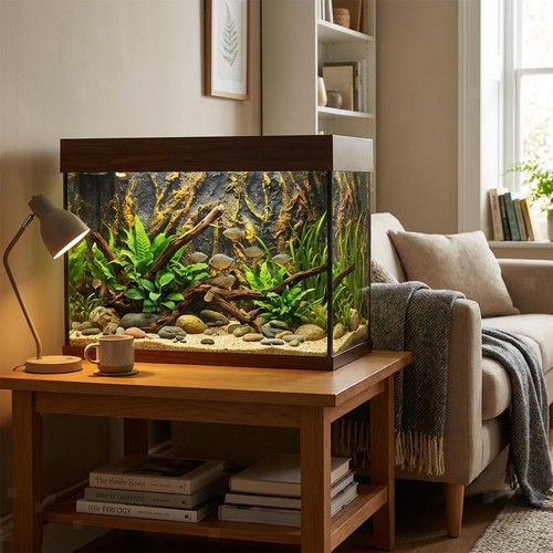 Rock aquarium background - rock,