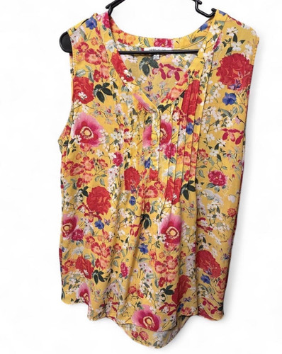 Rose olive yellow floral - yellow,