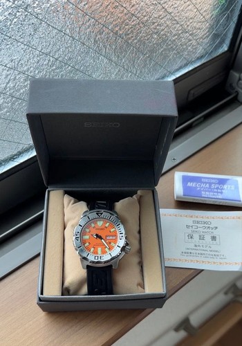 Seiko orange monster - monster, diver
