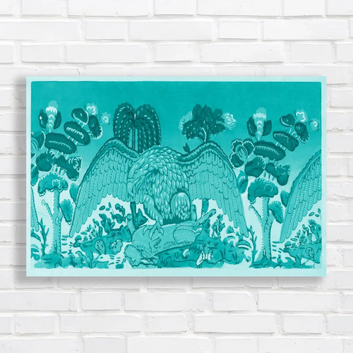 Vibrant abstract tropical - vibrant,
