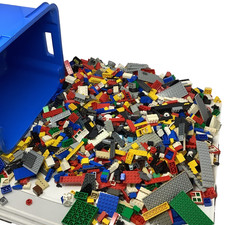 LEGO JobLot Bundle Huge 4.5kg Vintage Buildings Unsorted Box Bricks NO Figurines