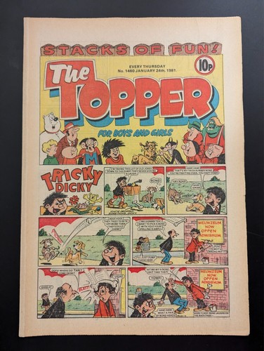 Topper comic 1460 january - topper, 1460,