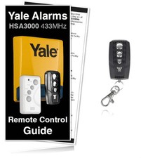 Yale Alarm HSA3500 Premium Compatible Remote For HSA3000 Yale Alarms /RRP £24.99