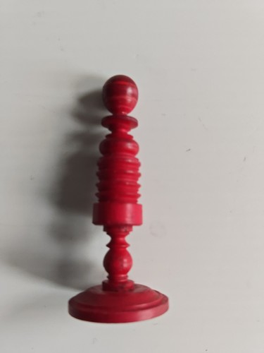 Antique english bone red - bone, chess