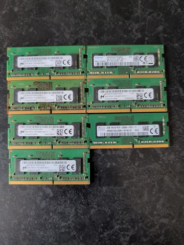 Joblot 4gb ddr4 sodimm - 7x,