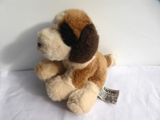 Russ Berrie 'Barrel' St. Bernard Puppy Dog Soft Plush Cuddly Toy