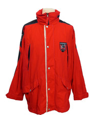 Bailo Rescue Jacket Mens 50 Red Waterproof Hood Wind Resistant Nautical