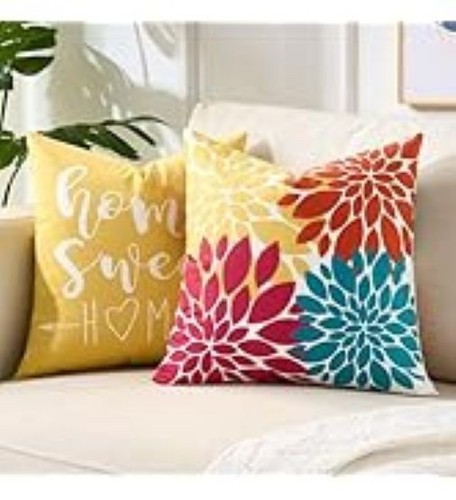 Home sweet cushion - home,