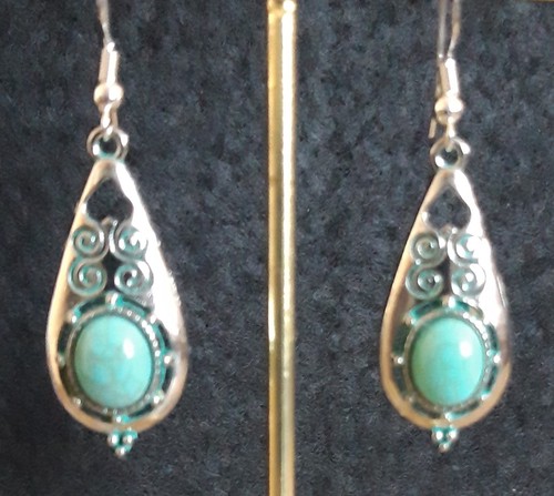 Turquoise look vintage - turquoise,
