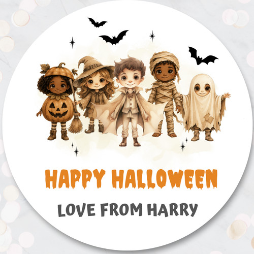 Personalised happy halloween - happy,