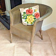 Lloyd loom chair Lusty 1930s