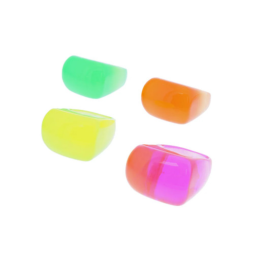 Set plastic neon uv - of,
