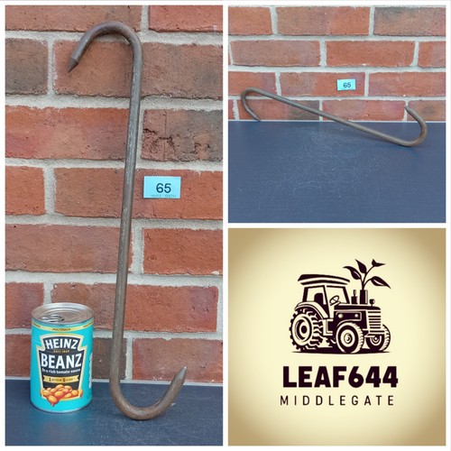 Vintage butchers meat - 18", hook