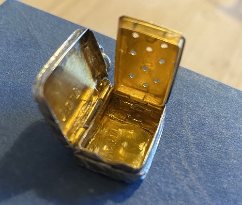 Victorian silver vinaigrette - silver,