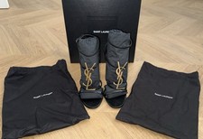 YSL Heels Black and Gold Size