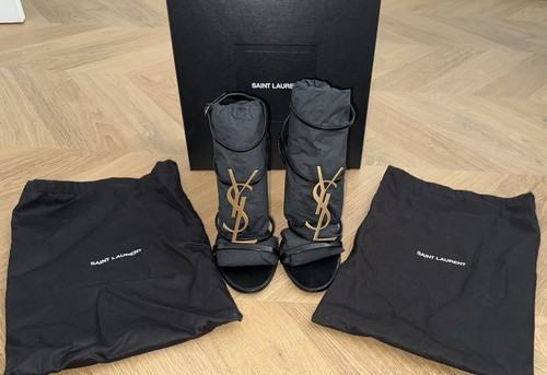 Ysl heels black - gold, size
