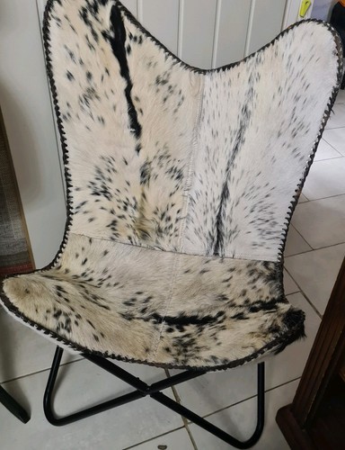 Vintage real leather butterfly - vintage,