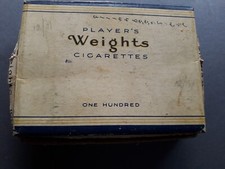 Players weights 100 Cigarette Box EMPTY.