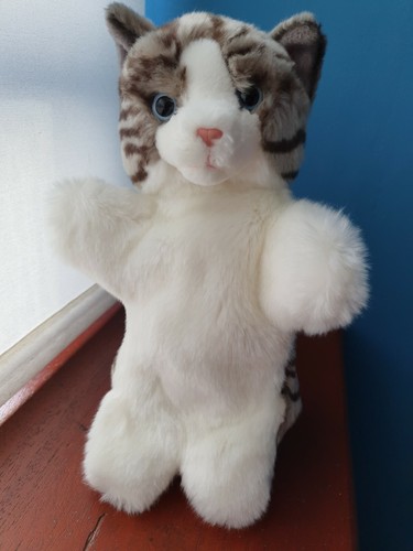 Grey and white - 12", cat