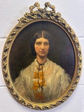 Antique Painting: Portrait Of