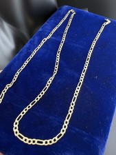 Solid 14k Yellow Gold Figaro