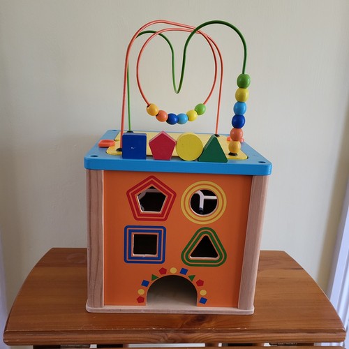 Wooden way activity cube - wooden,,