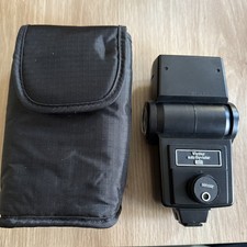 Vintage Vivitar 283 Auto Thyristor Electronic Flash, Black Untested with case