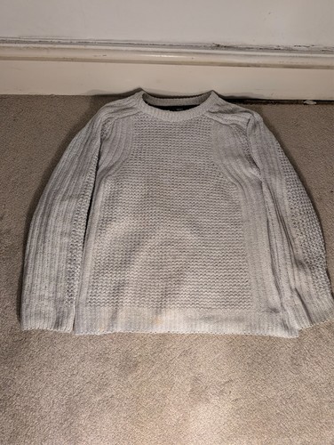 Next boys grey textured knit - grey,
